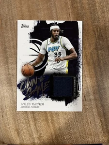 Myles Turner 2025-26 Topps "Own the Game" Game Used Memoribilia #OTGA-MT Pacers - Bild 1 von 2