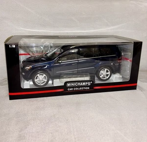Mercedes Benz GL Klasse 2006 1/18 Minichamps Metallic Blue - Foto 1 di 11