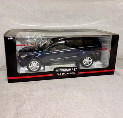Mercedes Benz GL Klasse 2006 1/18 Minichamps Metallic Blue - Immagine 1 di 4