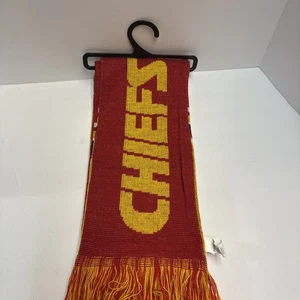 Kansas City Chiefs NFL Licencia Forever Coleccionables Bufanda Equipo Colores SIN ETIQUETAS - Imagen 1 de 10