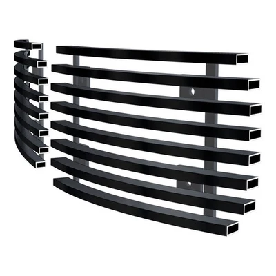 Se adapta a Chevy Silverado 1500/07-10 2500 2007-2013 rejilla de billet negra de acero inoxidable Foto 1 de 4