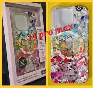 Kate Spade Apple iPhone 14 Pro Max Schutzhülle Hardshell Case Flowerbed  - Bild 1 von 3