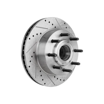 For Ford F350 Super Duty 2007-2012 Brake Disc Driver/Passenger Side Single Piece - Imagem 1 de 4