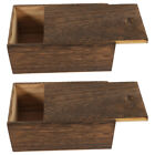 2 Pcs Wooden Drawer Souvenir Box Gift Boxes Storage Bins Decor