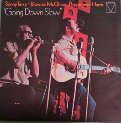 Sonny Terry Brownie McGhee Peppermint Harris Going Down Slow 12'' vinyl Lp 1974 - Image 1 of 3