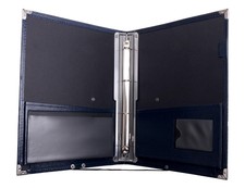 CLASSIC CANTABILE B16BL NOTENMAPPE DELUXE KUNSTLEDER SCHUTZECKEN RINGELELEMENT