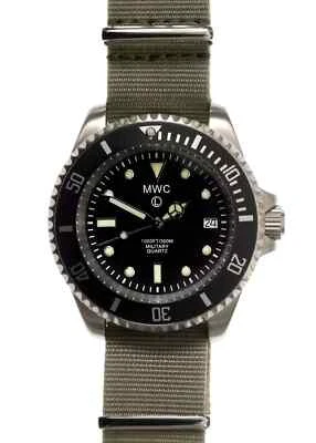 MWC 300m Stainless Steel Quartz Military Divers Watch 10 Year Battery Life - Image 1 of 4