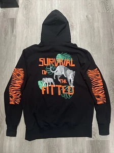 SLAM Respect The Game LF Survival Of The Fitted Mens Large Black Hoodie - Picture 1 of 14