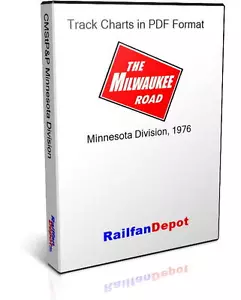 Milwaukee Road Minnesota Division Gleistabelle 1976 - PDF auf CD - RailfanDepot - Bild 1 von 4