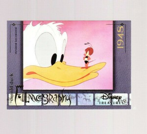 2003 UPPER DECK DISNEY TREASURES DONALD DUCK FILMOGRAPHY CARD DD31