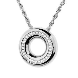 Ernstes Design Anhänger AN1055 Edelstahl mit Zirkonia Ø 20 mm - Bild 1 von 2