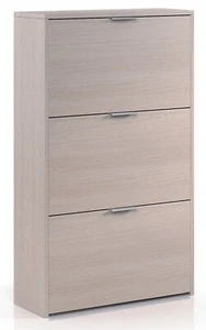 Mueble Zapatero con 3 Puertas Abatibles, 18 pares aprox., en Roble 113x60x22 cm - Imagen 1 de 3