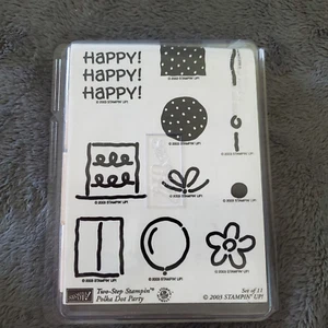 Stampin’ Up! Two-Step Stampin’ Polka Dot Party 2003 - NEW - Picture 1 of 3