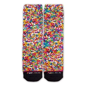 Función - Círculo Sprinkles Moda Calcetines Divertidos Comida Novedad Helado Caramelo - Imagen 1 de 3