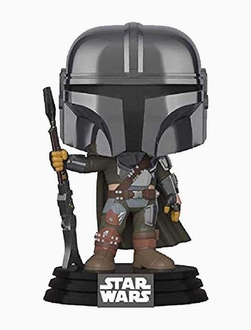 Funko POP! Star Wars The Mandalorian chrome exclusive Cover