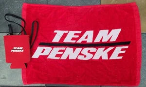 Team Penske towel and beer koozie lanyard - Picture 1 of 2
