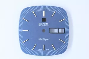 Zenith Port Royal Automatic Blue Dial index Silver NOS - Foto 1 di 1