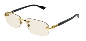 Gafas de sol Gucci GG1221S 005 56 doradas/amarillas claras (005) - Imagen 1 de 4