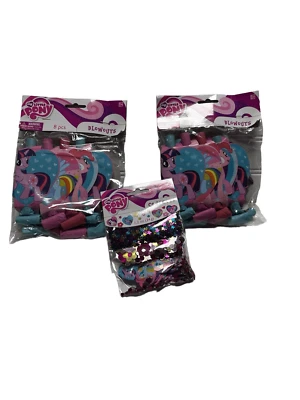 Cuernos y confeti My Little Pony Party Supplies (16) nuevos Foto 1 de 4