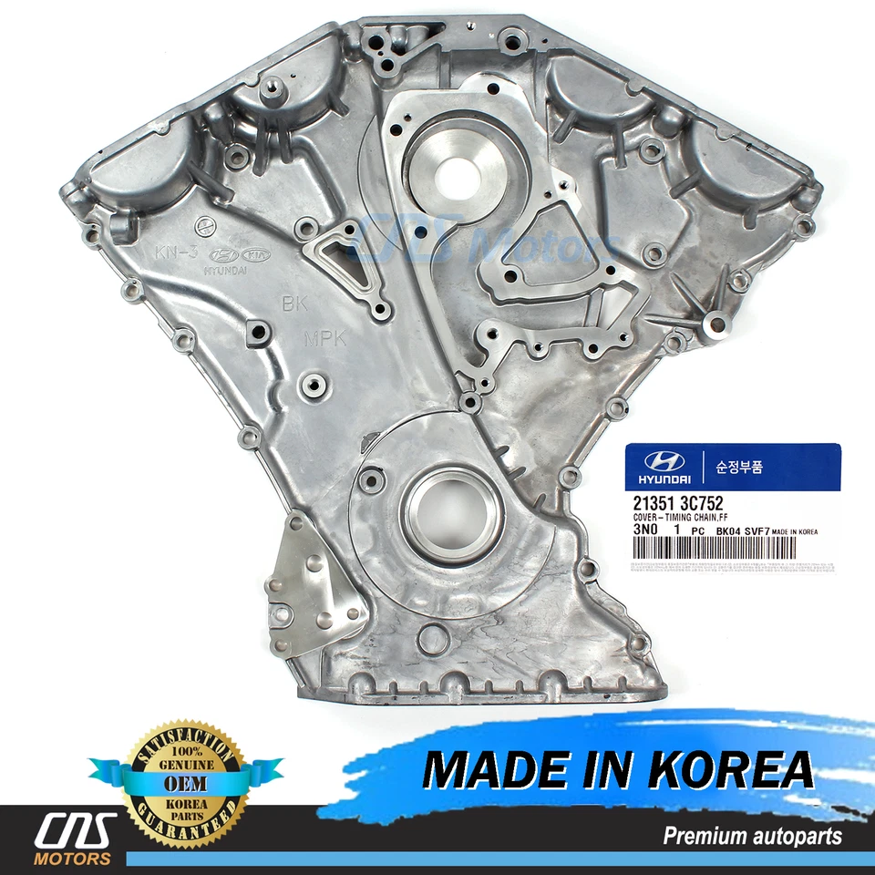 GENUINE Timing Chain Cover for 10-15 Hyundai Genesis & Coupe Kia K900 213513C752 Foto 1 de 4