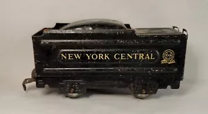 Marx Size O Union Pacific Coal Tender Car Vintage Tin Black Train Car Made USA - Picture 1 of 9