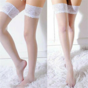 Sexy Women Lady Lace Stay Up Thigh-High Stockings Knee Socks Tights 6 Color