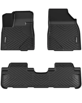 Floor Mats Floor Liners for Toyota Highlander 2014-2019 TPE Front 1st & 2nd Row Foto 1 de 4