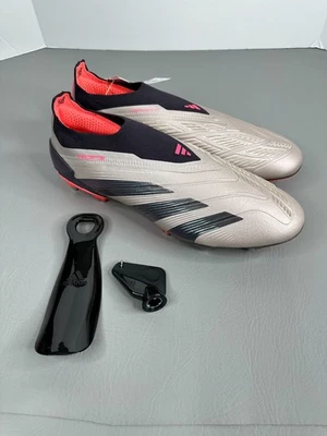 Botines de fútbol Adidas Predator Elite LL S FG platino metálico IF6319 talla 12,5 Foto 1 de 4