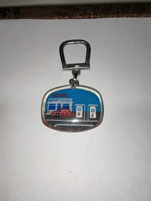 PORTE CLÉ - BOURBON MOBIL - TOTAL  - Vintage  Garage, Automobile 60's - Photo 1/4