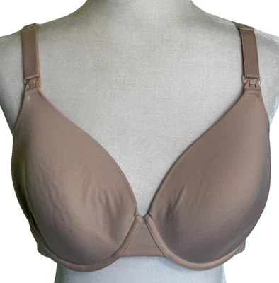 Motherhood Intimates Beige Underwire Lightly Padded Nursing Bra Size 36DD - Image 1 of 4