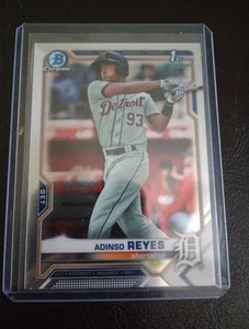 Adinso Reyes 2021 Bowman #BCP-21 1st Chrome Prospects Detroit Tigers - Picture 1 of 2