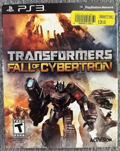 Transformers: Fall of Cybertron (PlayStation 3, 2012) CIB W/Case Cover - Picture 1 of 8