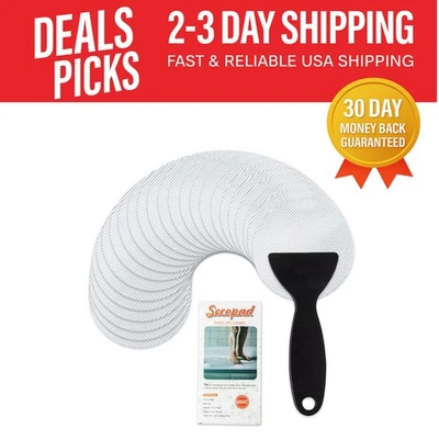 24 PIEZAS Pegatinas Antideslizantes para Bañera para Seguridad - Fácil Instalación y Diseño Duradero Foto 1 de 4