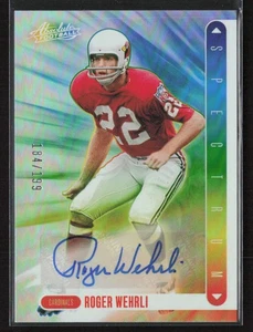Roger Wehrli 2024 Panini Absolute #SS-RWI Spectrum Signatures /199 - Picture 1 of 2