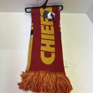 Kansas City Chiefs NFL Licensed Forever Collectibles Scarf Team Colors Arrowhead - Picture 1 of 14