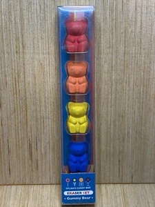Dylan's Candy Bar GUMMY BEAR ERASER SET (4 Piece) NEW Open Box Super Cute!! - Picture 1 of 12