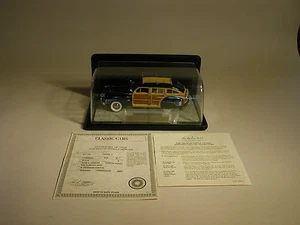 1942 Chrysler Town & Country techo rígido negro y pantalla Danbury como nuevo sin usar 1:24 diecast - Imagen 1 de 9