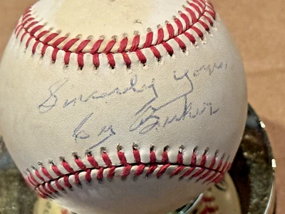 Бейсбольный мяч с автографом Билла Бакнера из Chicago Cubs ROBNL BAS Beckett - Изображение 1 из 4