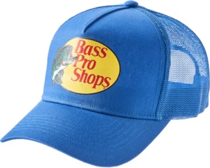 Bass Pro Shops Mesh Cap Hat Adjustable Snapback Trucker Fishing Baseball Outdoor - Picture 1 of 32
