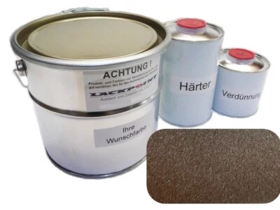 3,5 Litros Set 2K Pintura Mc 285 Walnut Marrón Metálico No Barniz Claro Tuning - Imagen 1 de 2