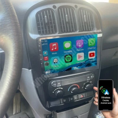 Carplay For 2001-2007 CHRYSLER Town & Country Android 13 Car Stereo Radio Navi Foto 1 de 4