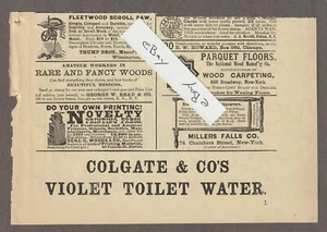 1876 TRUMP Bros. SCROLL SAW Mag. AD~Wilmington DE~MILLERS FALLS TOOLS~Perry Pens - Picture 1 of 2