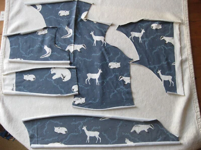 Bio Summersweat Polarfuchs & Eisbär, von Lillestoff, Stoff, Mütze, Loop, blau - Bild 1 von 4