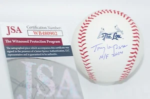 TONY LaRUSSA "HOF 2014" Signed THE LOU logo MLB BASEBALL + JSA COA W480902 - Picture 1 of 4