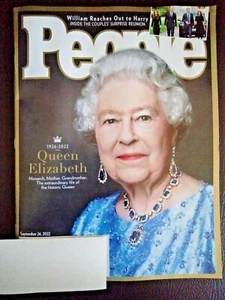 PEOPLE MAGAZINE September 26, 2022 Queen Elizabeth 1926 - 2022 Fast Free Ship - Foto 1 di 1
