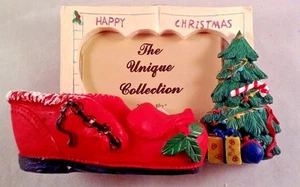 Christmas Tree 3D Photo Frame Trinket tray shoe The Unique Collection NEW - Foto 1 di 6