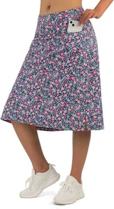 Breathable & Trendy Women's Athletic Skorts with Liner Shorts and Pockets - Picture 1 of 6