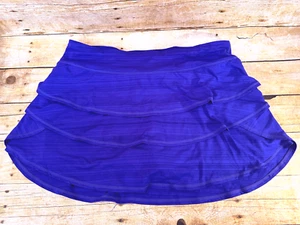IDEOLOGY 15" TENNIS GOLF YOGA SKORT SCALLOPED WOMEN'S XL PURPLE⭐️EUC⭐️ - Picture 1 of 6