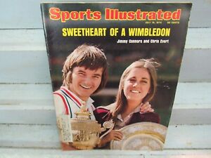 Sports Illustrated JIMMY CONNORS and CHRIS EVERT  July 15 1974  