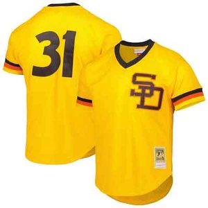 Camiseta para hombre Mitchell & Ness Dave Winfield dorada de los Padres de San Diego 2x alta nueva - Imagen 1 de 7